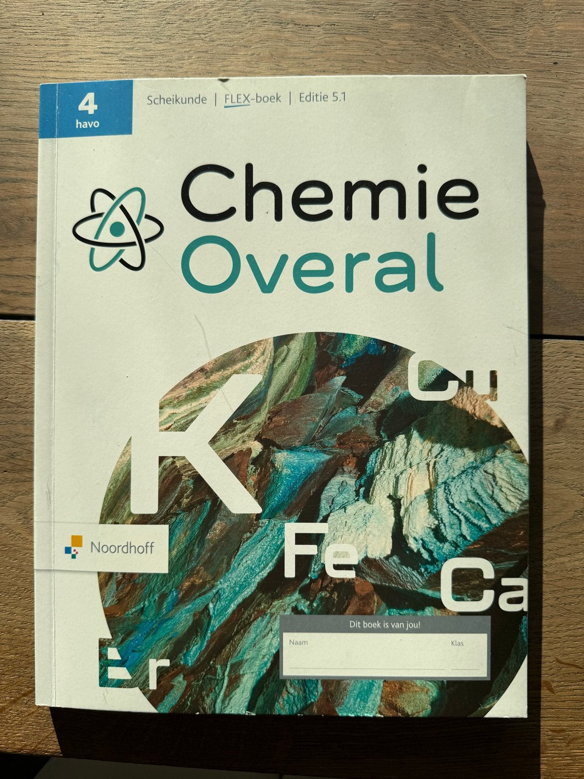 Chemie Overal 4 havo FLEX-boek Editie 5.1 Scheikunde, Ophalen, Zo goed als nieuw, HAVO, Scheikunde