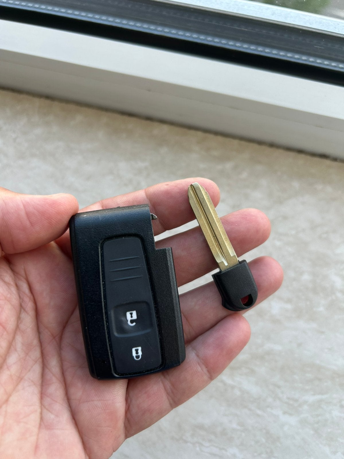 2 Knoppen Sleutel Behuizing Toyota Prius Corolla Verso Camry, Ophalen of Verzenden, Nieuw, Overige merken