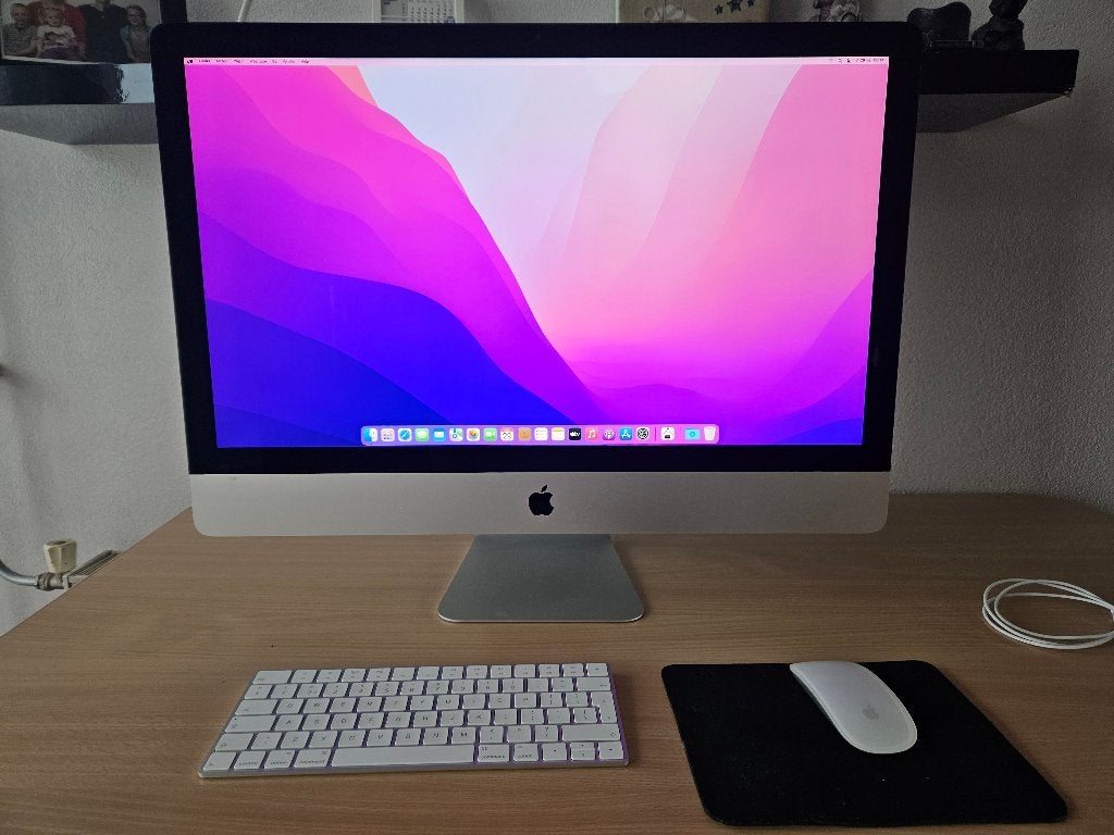 iMac 27 inch 5K inc Magic Keyboard en Mouse, Computers en Software, Apple Desktops, HDD en SSD, 8 GB, IMac, Ophalen of Verzenden