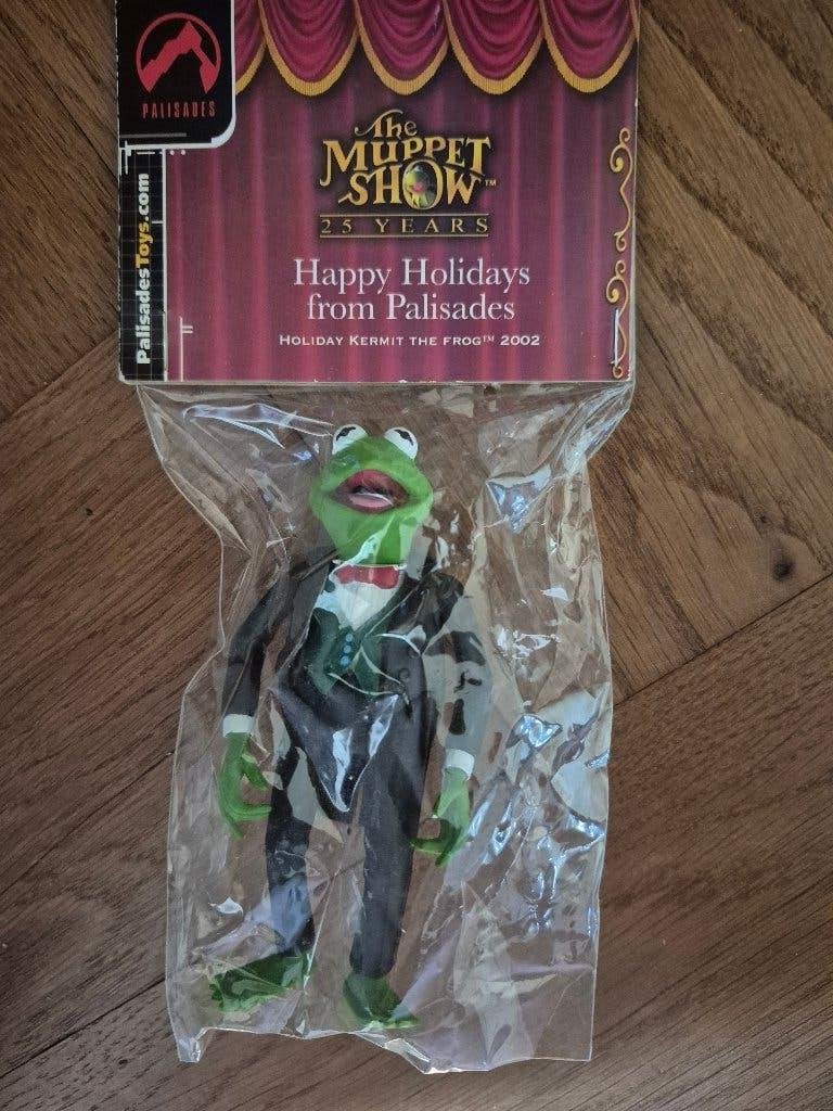 RARE! Palisades Toys Holiday Kermit Action Figure 2002, Ophalen of Verzenden, Nieuw