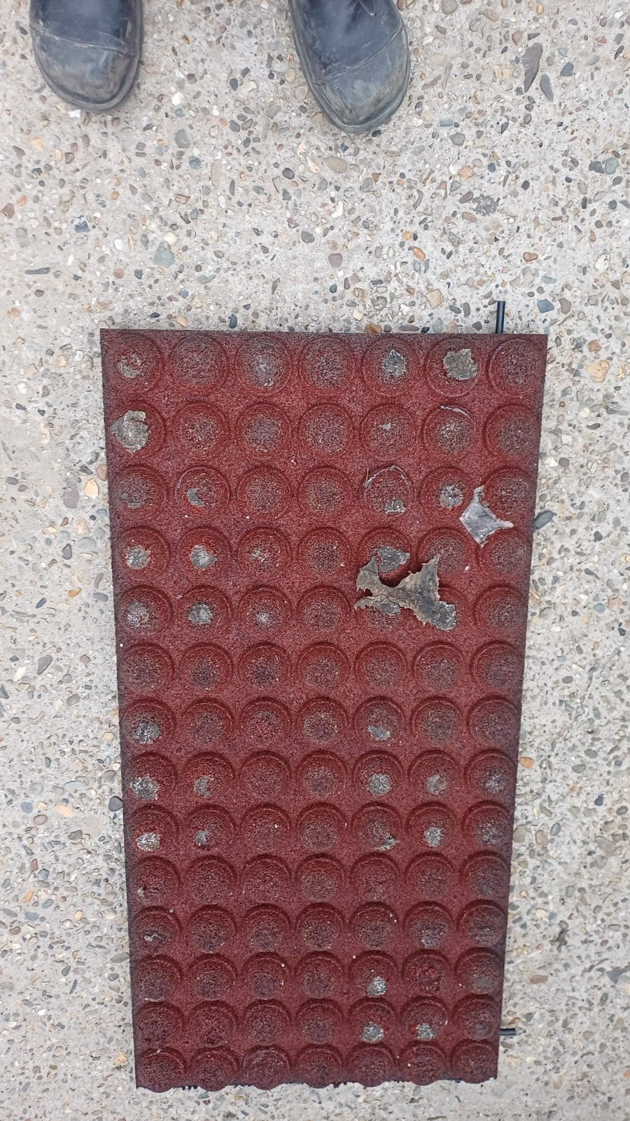 rubberen tegels, Tuin en Terras, Ophalen, Rubber, Binnen