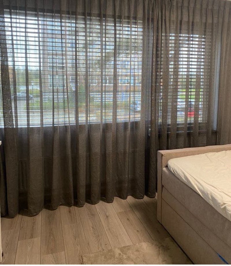Mooie vitrage nieuw wave plooi, Overige kleuren, 200 cm of meer, Nieuw, Ophalen of Verzenden