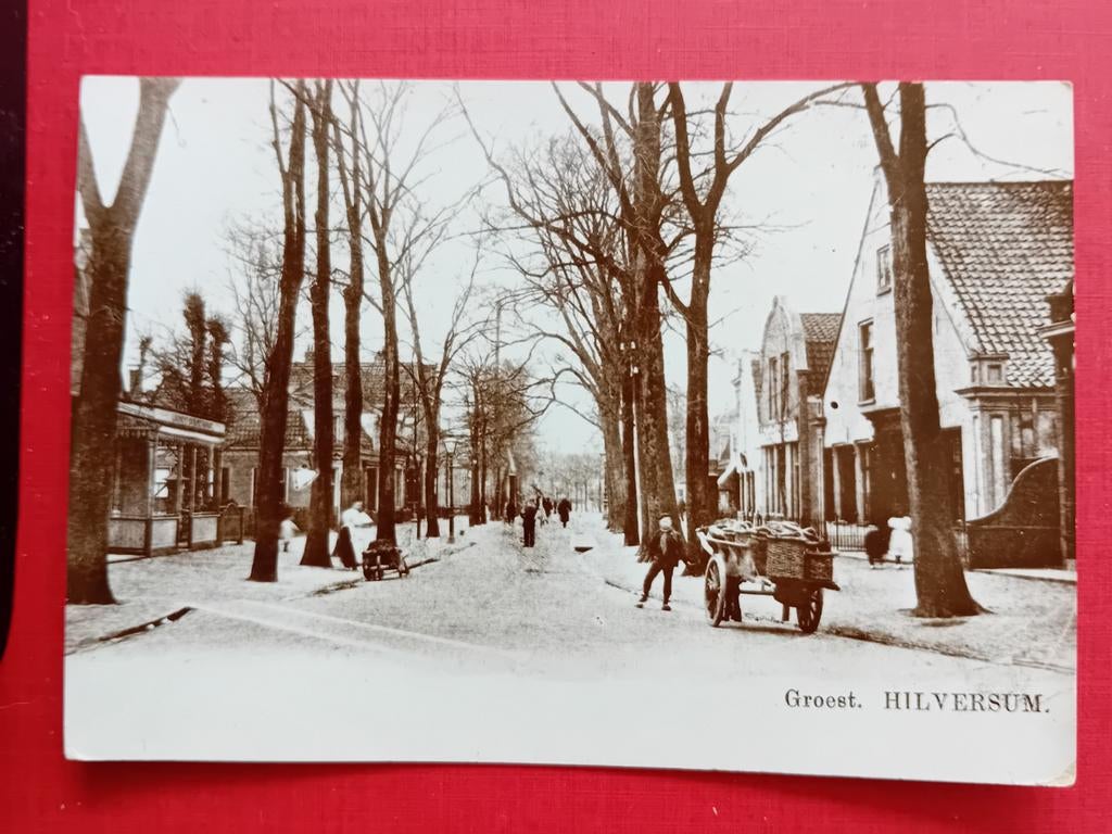 Ansichtkaart Hilversum, Ophalen of Verzenden, Noord-Holland