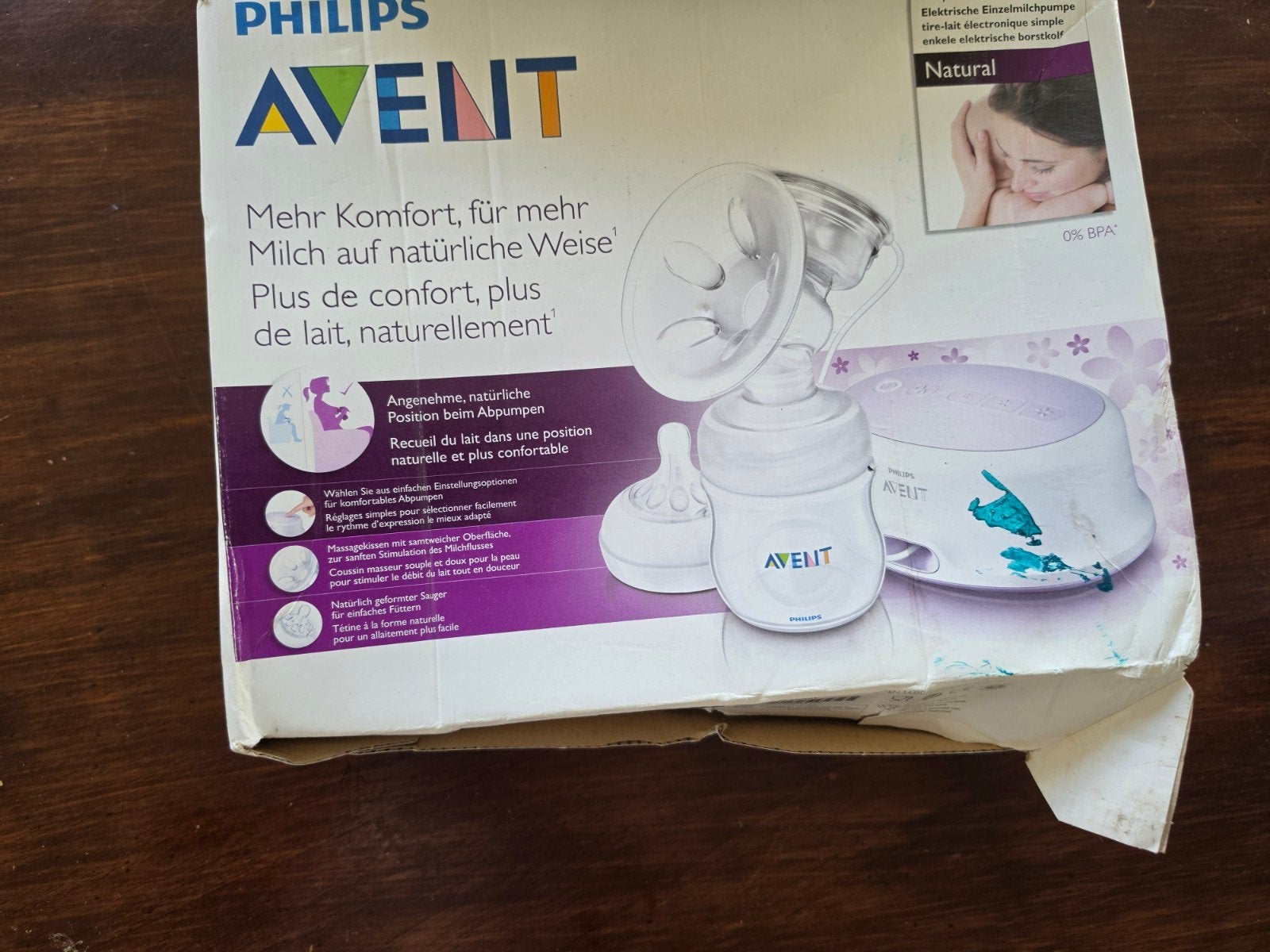 Philips Avent enkele elektrische borstkolf, Ophalen, Zo goed als nieuw, Borstkolf, Philips Avent