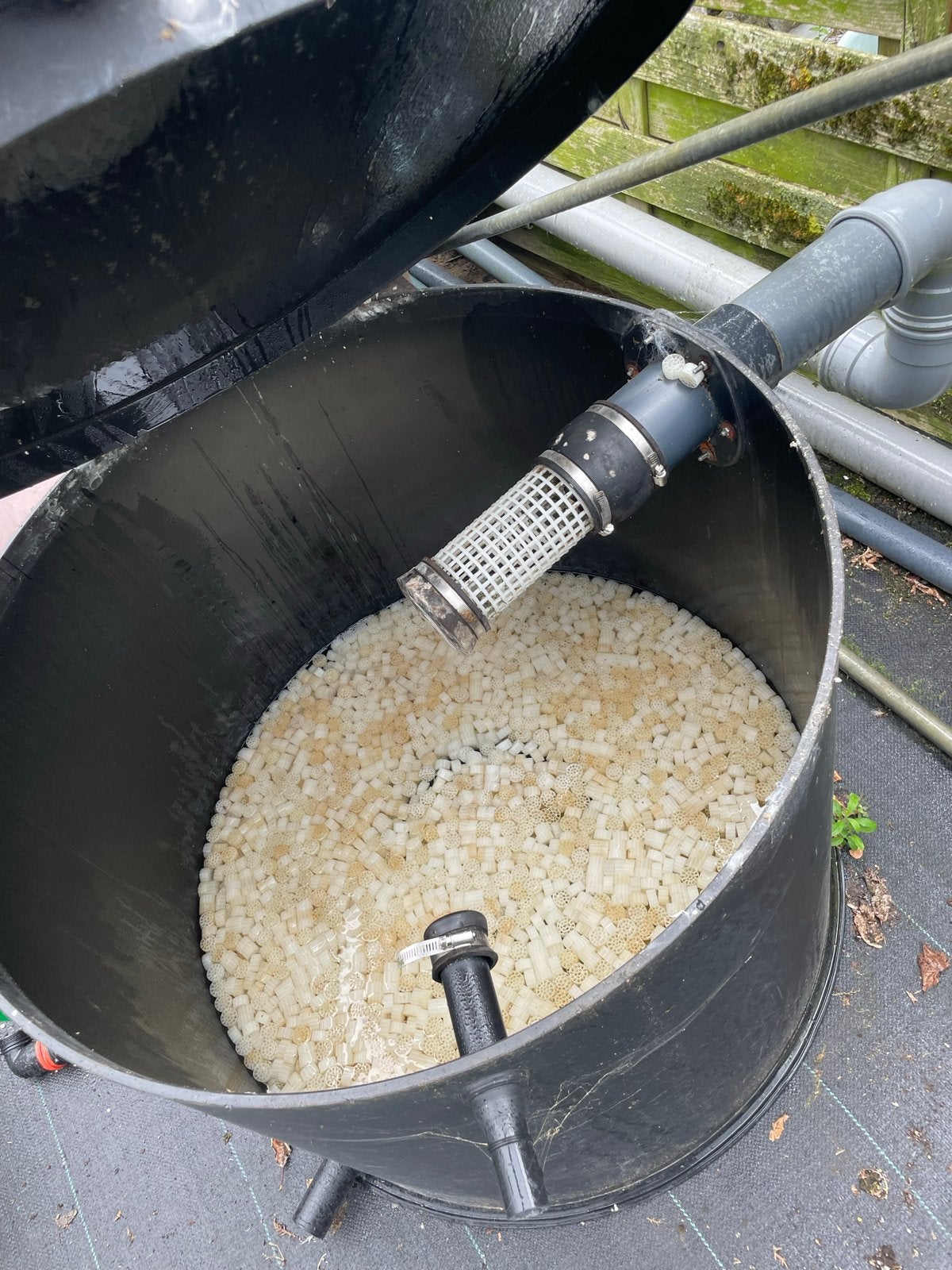 Vijverfilter met biologische filtermedia, Tuin en Terras, Vijvers, Ophalen, Gebruikt