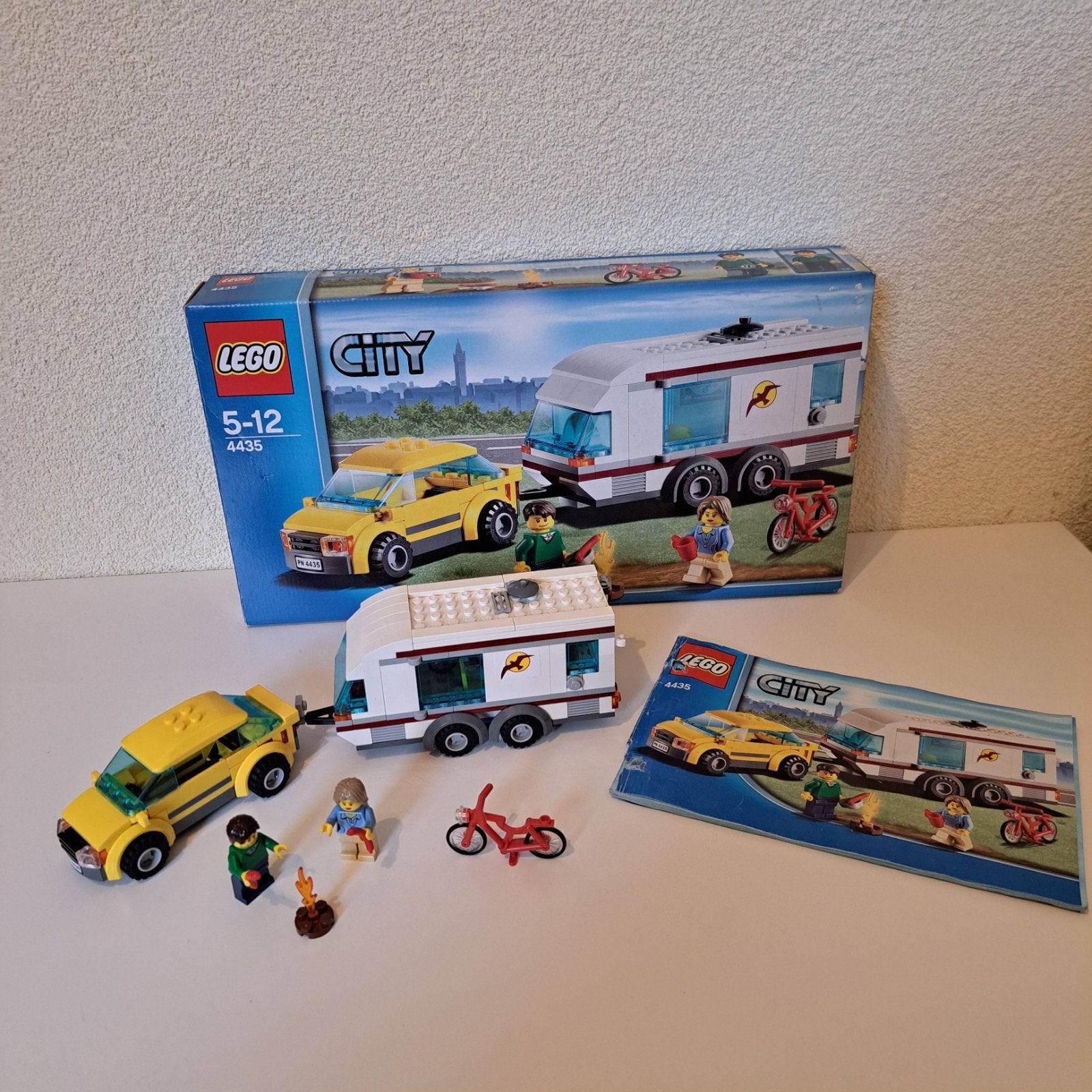 Lego City 4435. Auto met caravan., Ophalen of Verzenden, Zo goed als nieuw, Lego