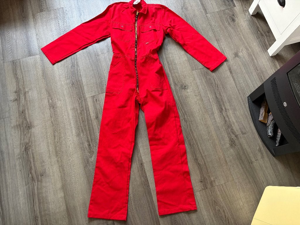 nieuwe HAVEP OVERALL rood - maat 170 / maat S - WD014, Waddinxveen, Havep, Overall, Nieuw