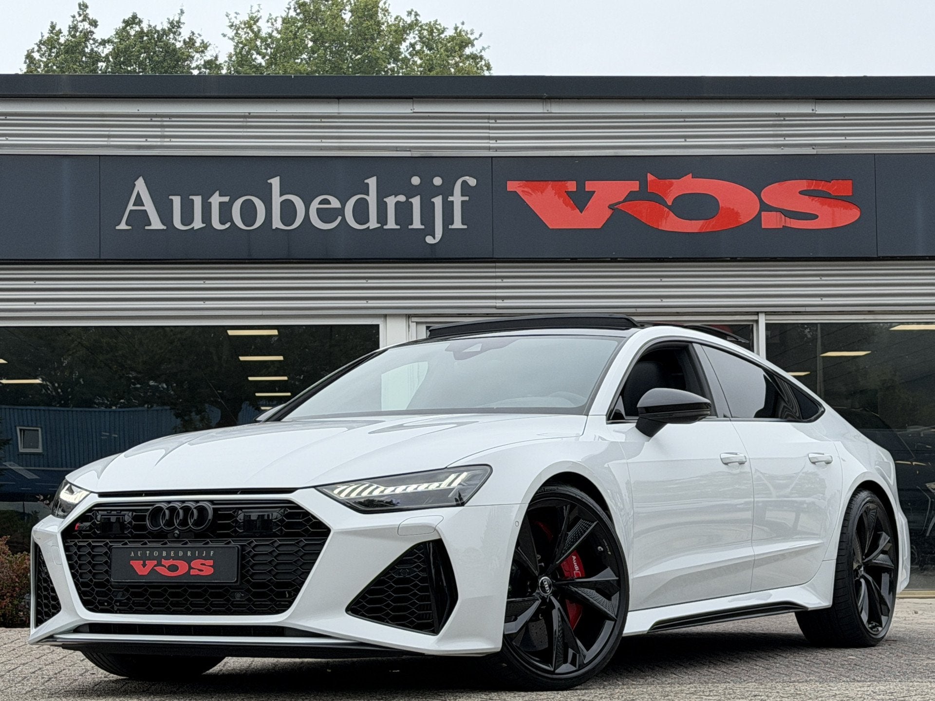 Audi RS7 Sportback 4.0 TFSI quattro | Keramisch | Vierwielst, Auto's, Automaat, Dealer onderhouden, Gebruikt, Verwarmde buitenspiegels