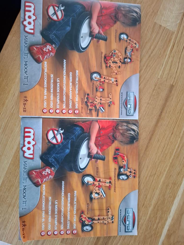 Berg moov 7 in 1 grote set constructie materiaal, Ophalen, Gebruikt