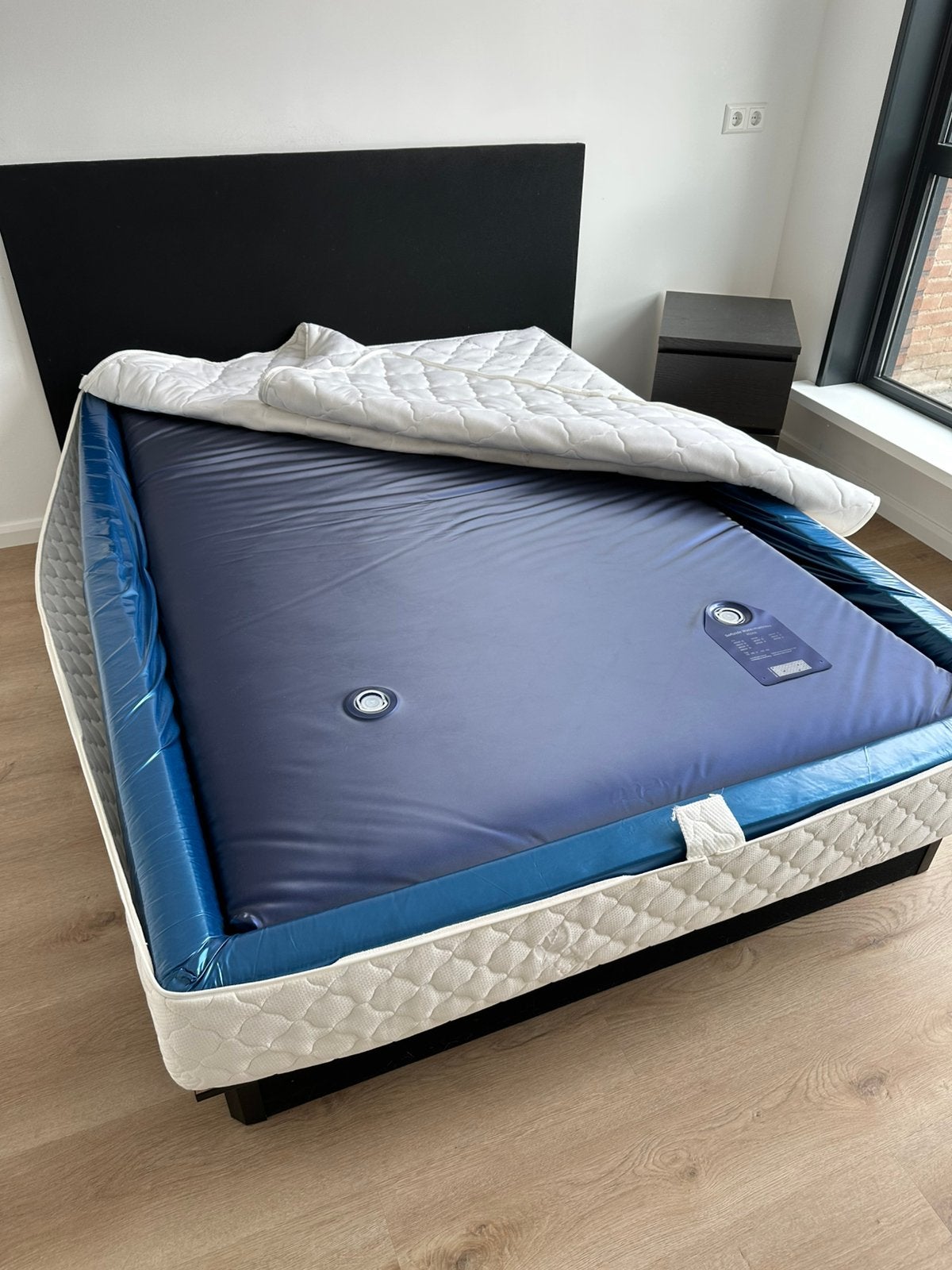Waterbed in prima staat, Ophalen, Solo-systeem, Gebruikt, Tweepersoons
