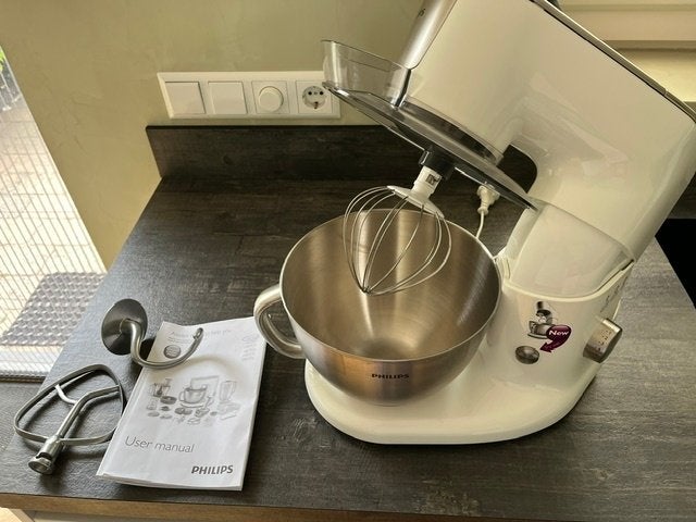Keukenmachine, 4 liter of meer, Ophalen, Zo goed als nieuw, 3 snelheden of meer