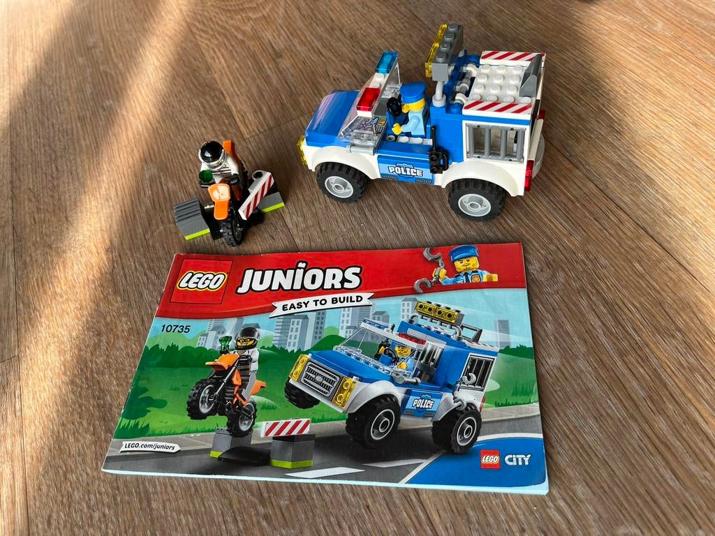 Lego juniors politietruck achtervolging, Ophalen of Verzenden, Zo goed als nieuw