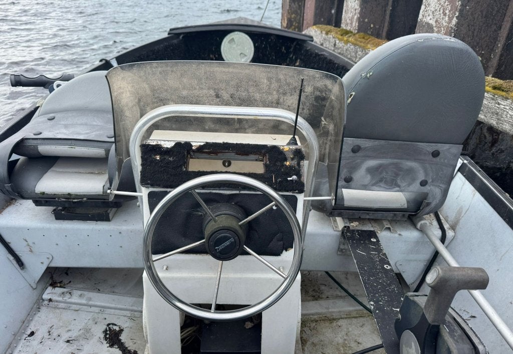 vissersboot Motor loopt keurig, Watersport en Boten, 10 tot 30 pk, Gebruikt, Geen, Aluminium