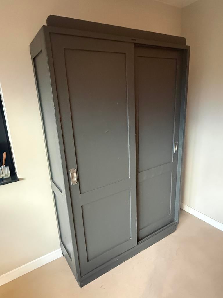 Oude schoolkast, Ophalen, 100 tot 150 cm, 200 cm of meer, Vintage