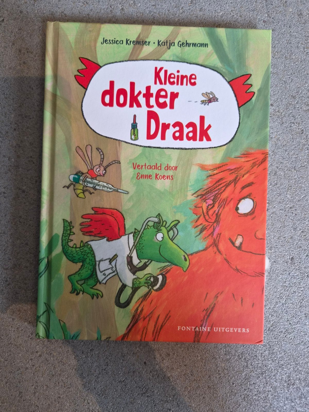 Kleine dokter Draak - Kinderboek, Ophalen of Verzenden, Zo goed als nieuw, Jessica Kremser & Katja Gehrmann, 3 tot 4 jaar