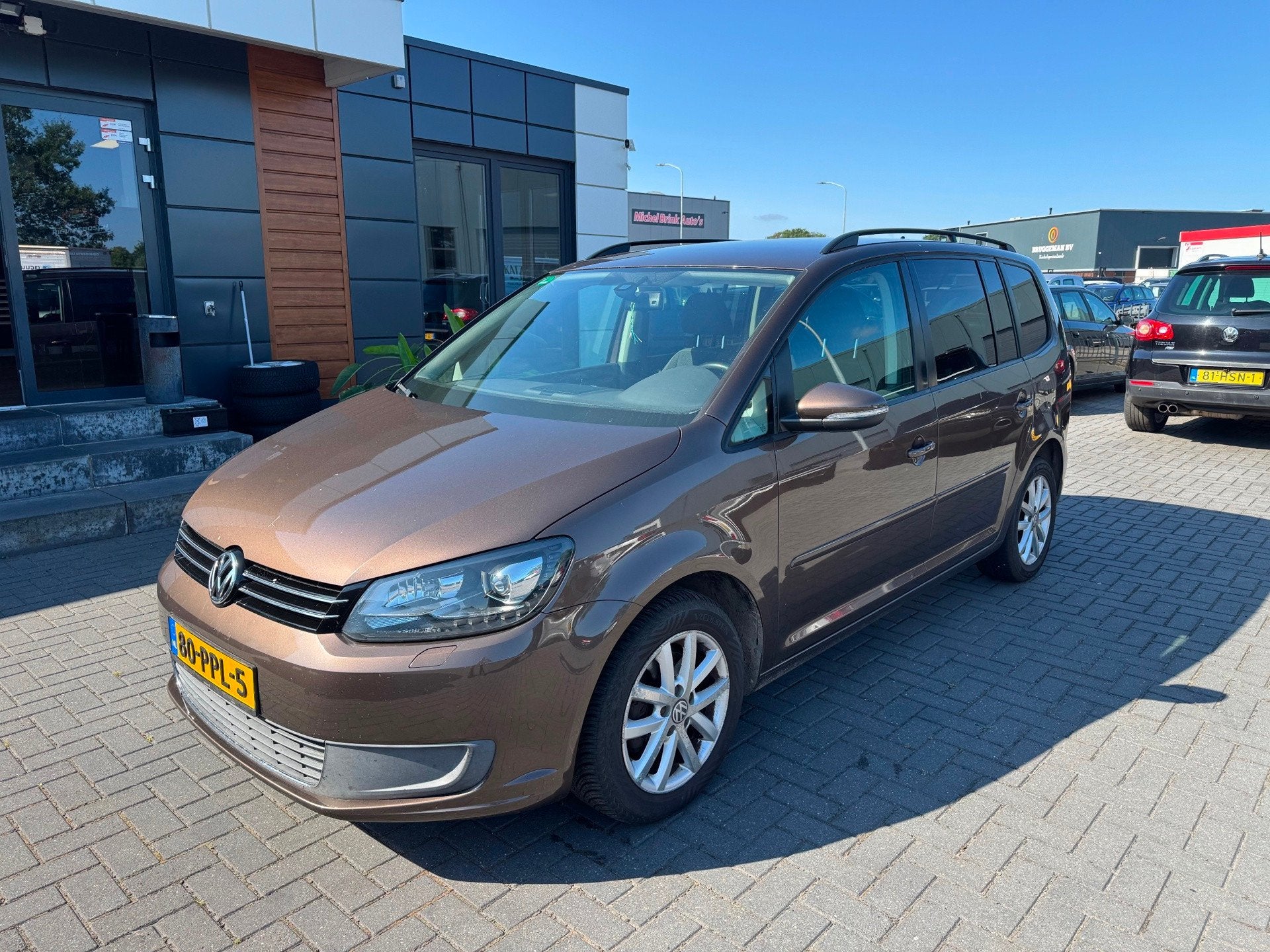 Volkswagen Touran 1.2 TSI ABT Led ECC Navi 2011 apk 2027, Auto's, Euro 5, Gebruikt, Zwart, 4 cilinders