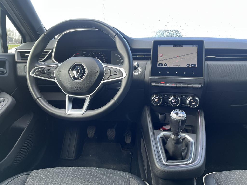 Renault Clio 1.0 TCe Intens / Bose Sound / Camera / PDC V+A, Voorwielaandrijving, 12 maanden, Gebruikt, Leder en Stof
