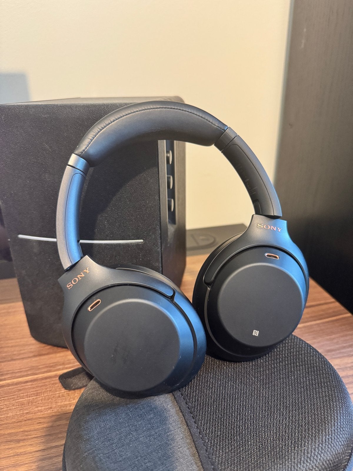 Sony WH-1000XM3 Zwart - Noise Cancelling Koptelefoon, Ophalen, Bluetooth, Zo goed als nieuw, Zwart