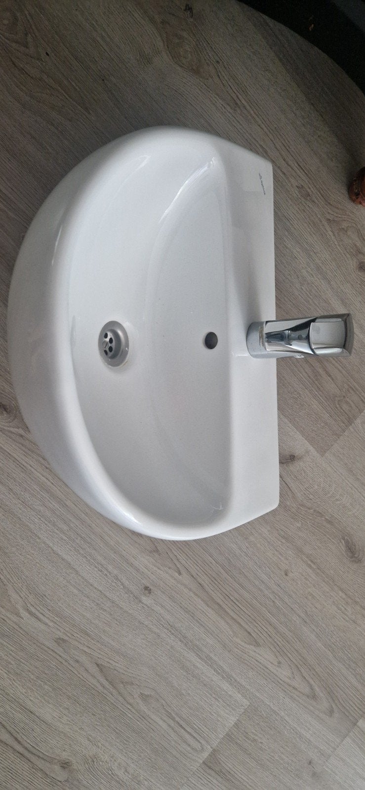Wastafel met Grohe kraan warm/koud water, nette staat, Ophalen