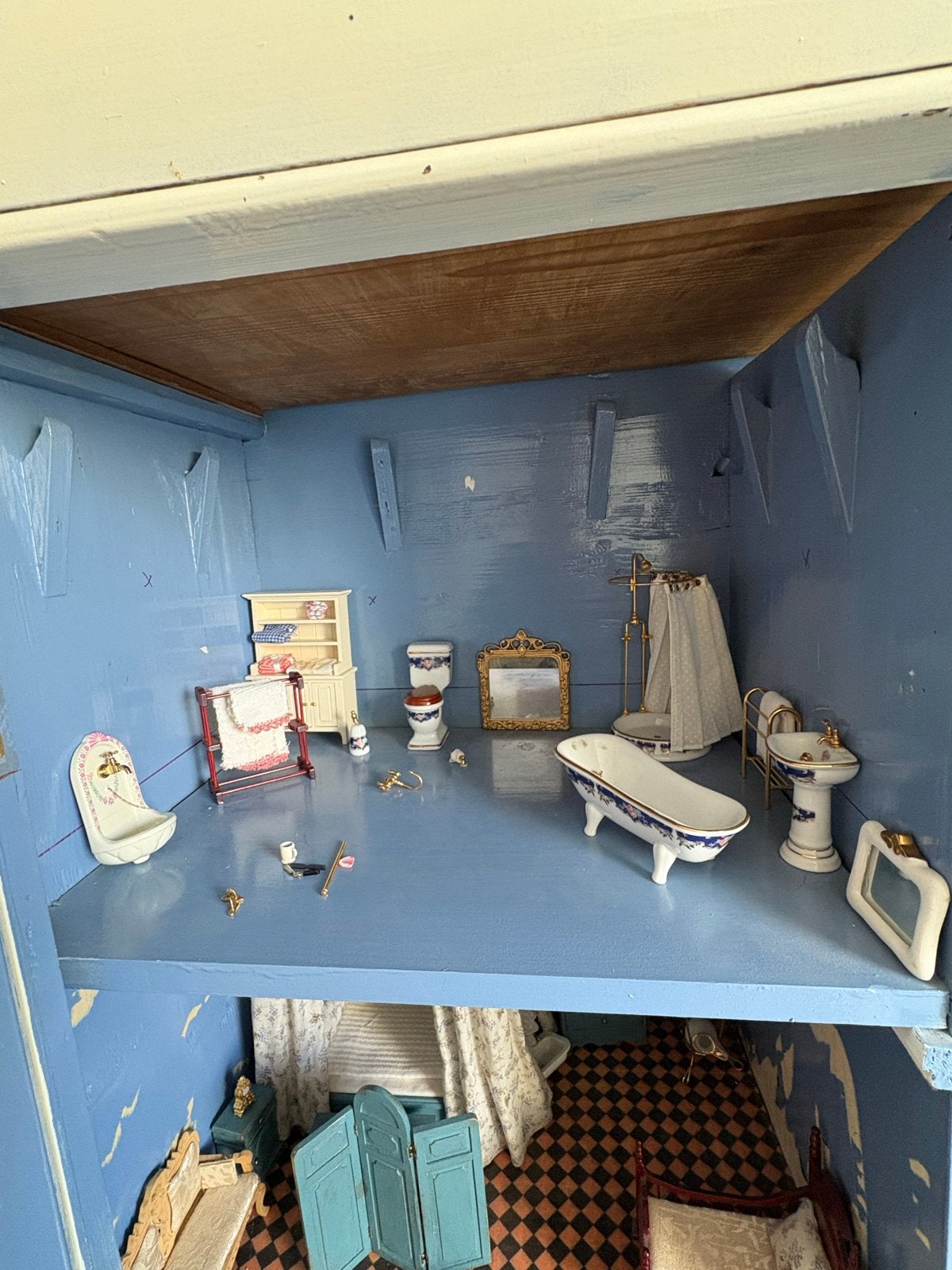 Klassieke poppenhuis spullen - veel mooie items, Ophalen of Verzenden, Gebruikt, Overige typen