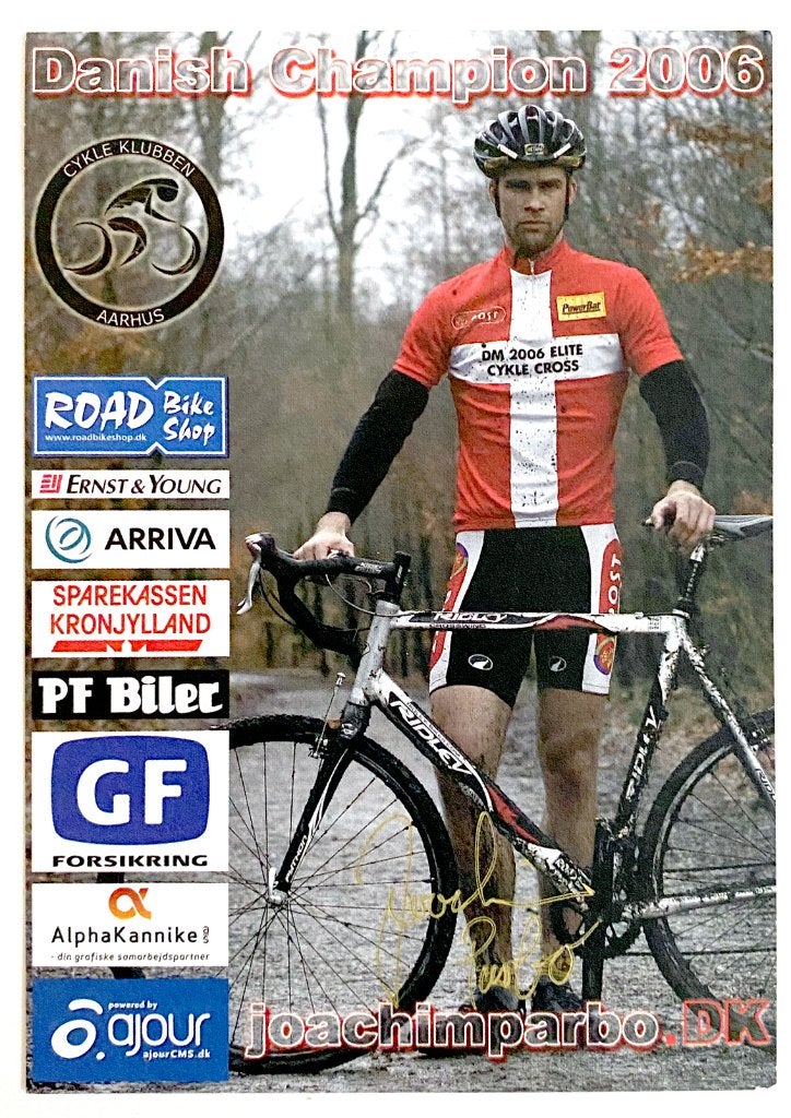 Wielrennen CYCLO-CROSS sponsorkaart JOACHIM PARBO 2006, Ophalen of Verzenden, Overige typen