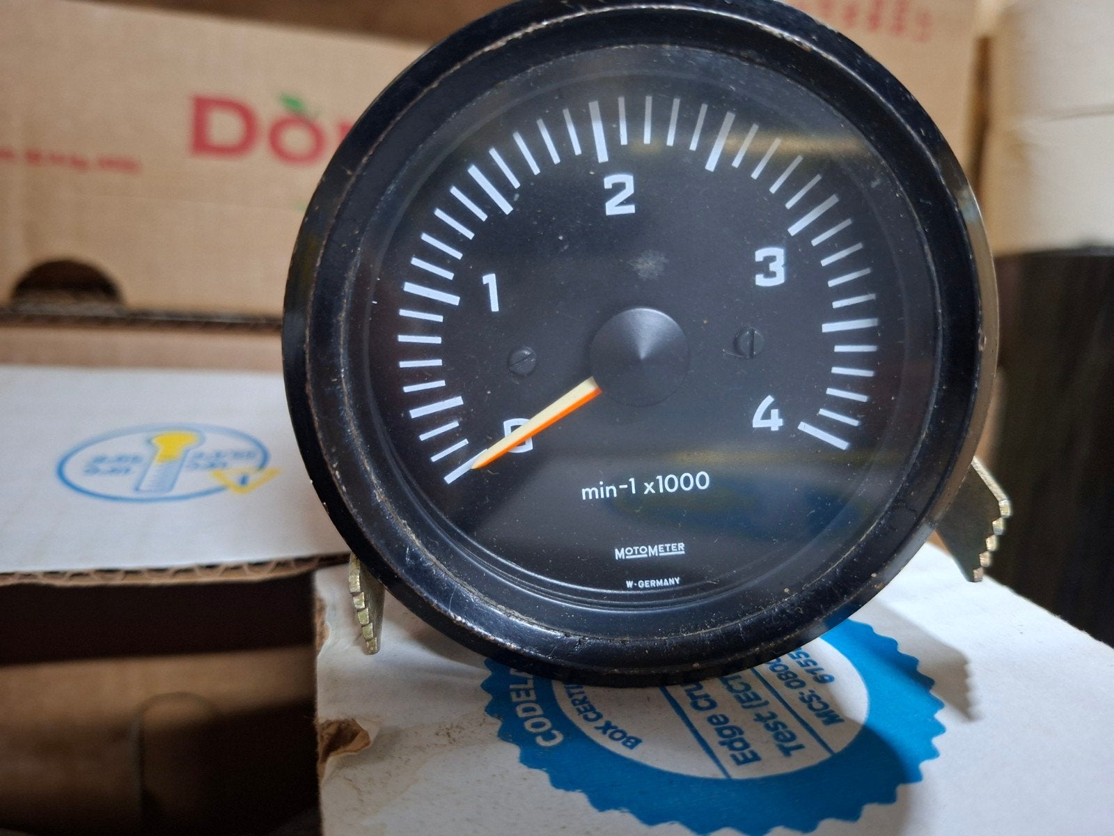 Vintage toerenteller Motometer West Germany, Gebruikt, Ophalen of Verzenden, Nvt, Nvt
