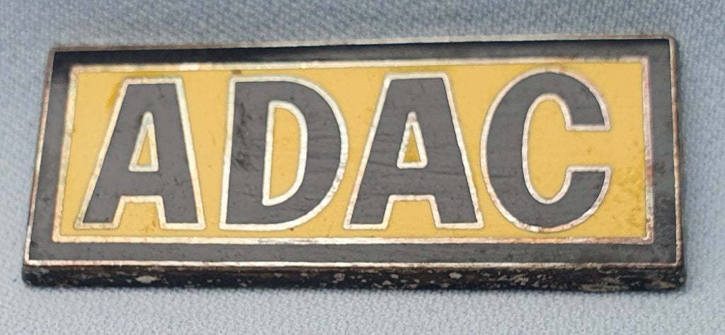 ADAC plaquette uit de 70er jaren, Verzamelen, Automerken, Motoren en Formule 1, Verzenden, Gebruikt, Auto's