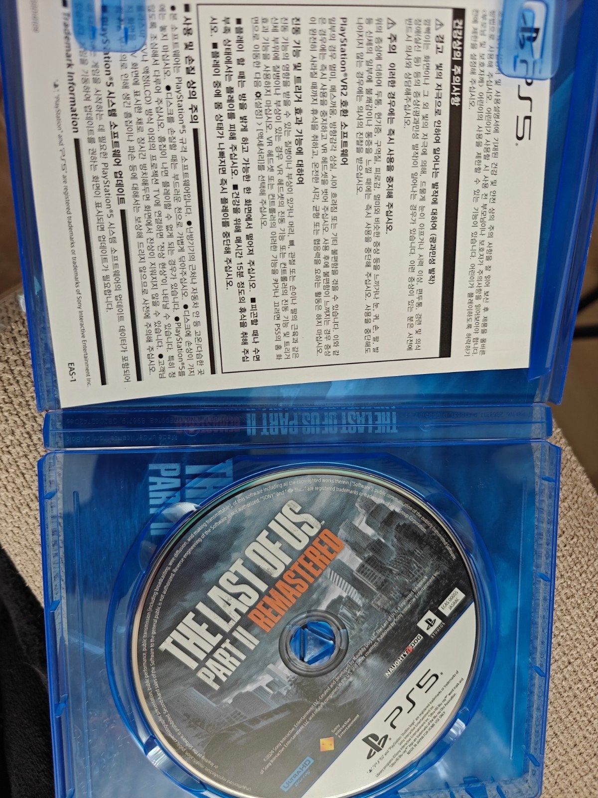 The last of us part 2  ps5 remastered. English., Ophalen, Zo goed als nieuw