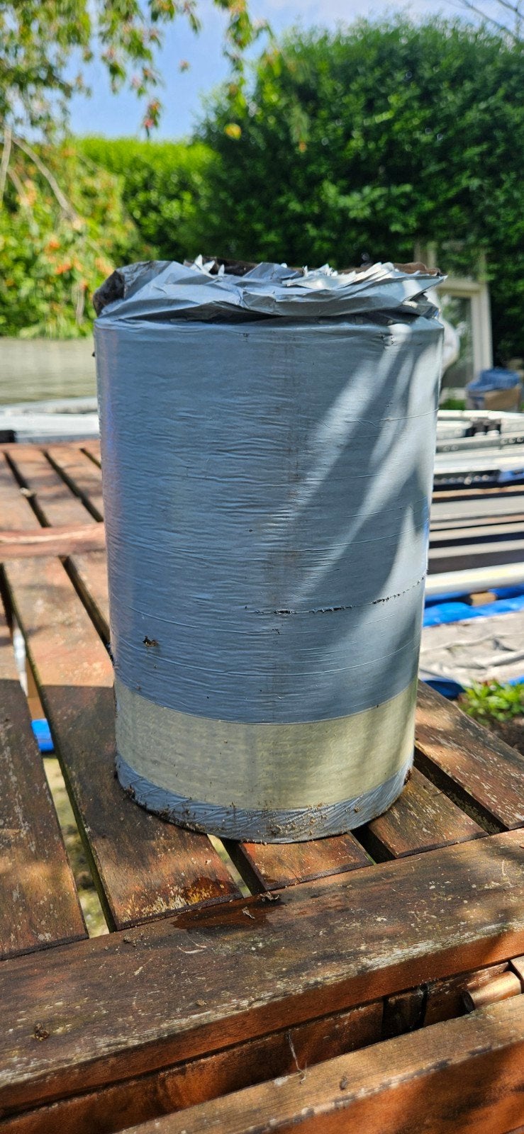 Zelfklevend Dakleer Bitumen Zwart - Ideaal voor Kleine Daken, Doe-het-zelf en Verbouw, Dakpannen en Dakbedekking, Overige materialen