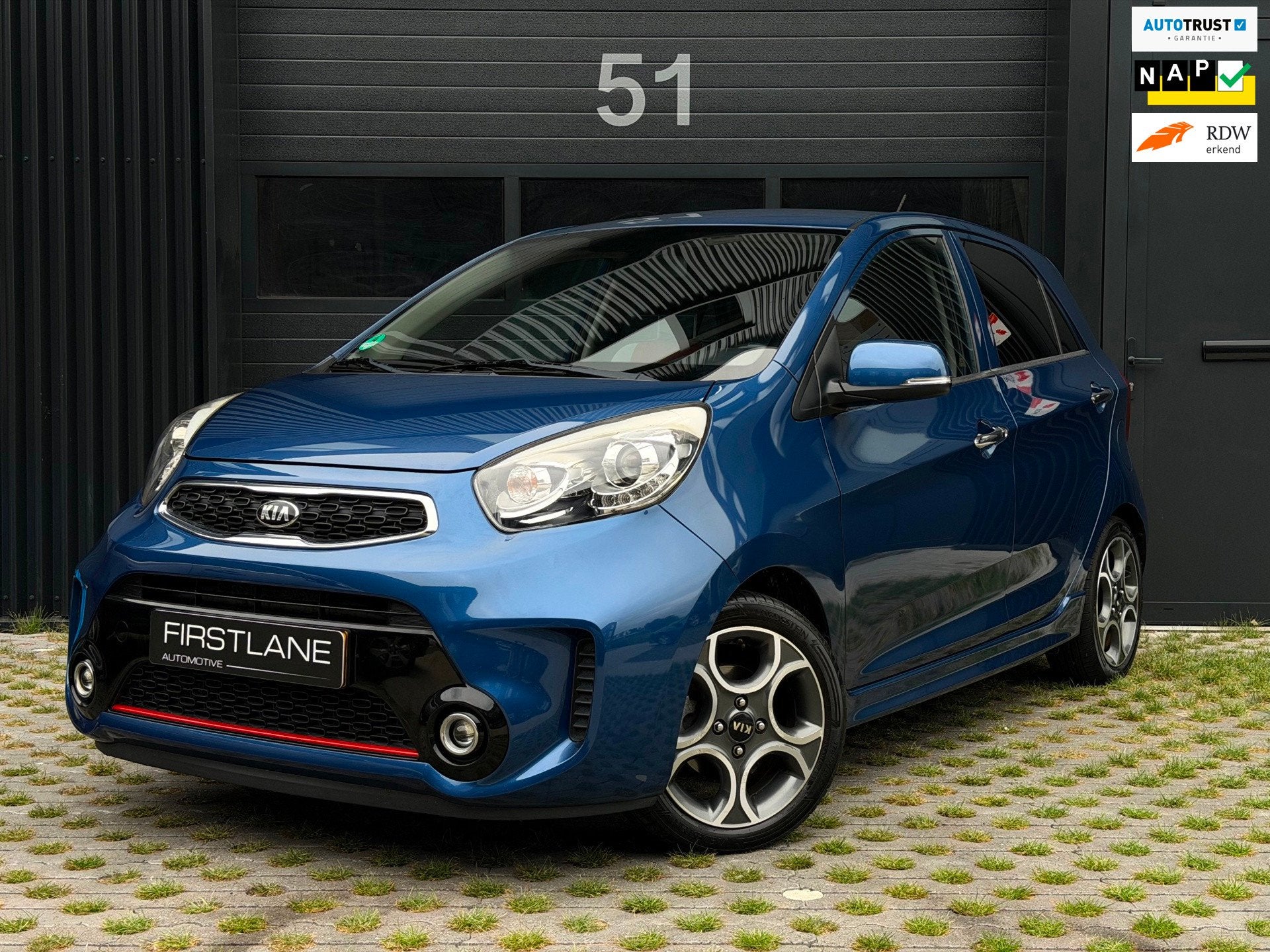 Kia Picanto 1.2 CVVT SportsLine | 4-Cilinder | Cruise | VOL!, Voorwielaandrijving, Euro 5, Gebruikt, 4 cilinders