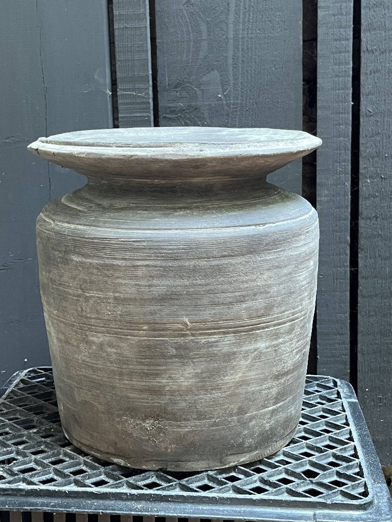 Nepalese, handgemaakte houten vaas, Ophalen