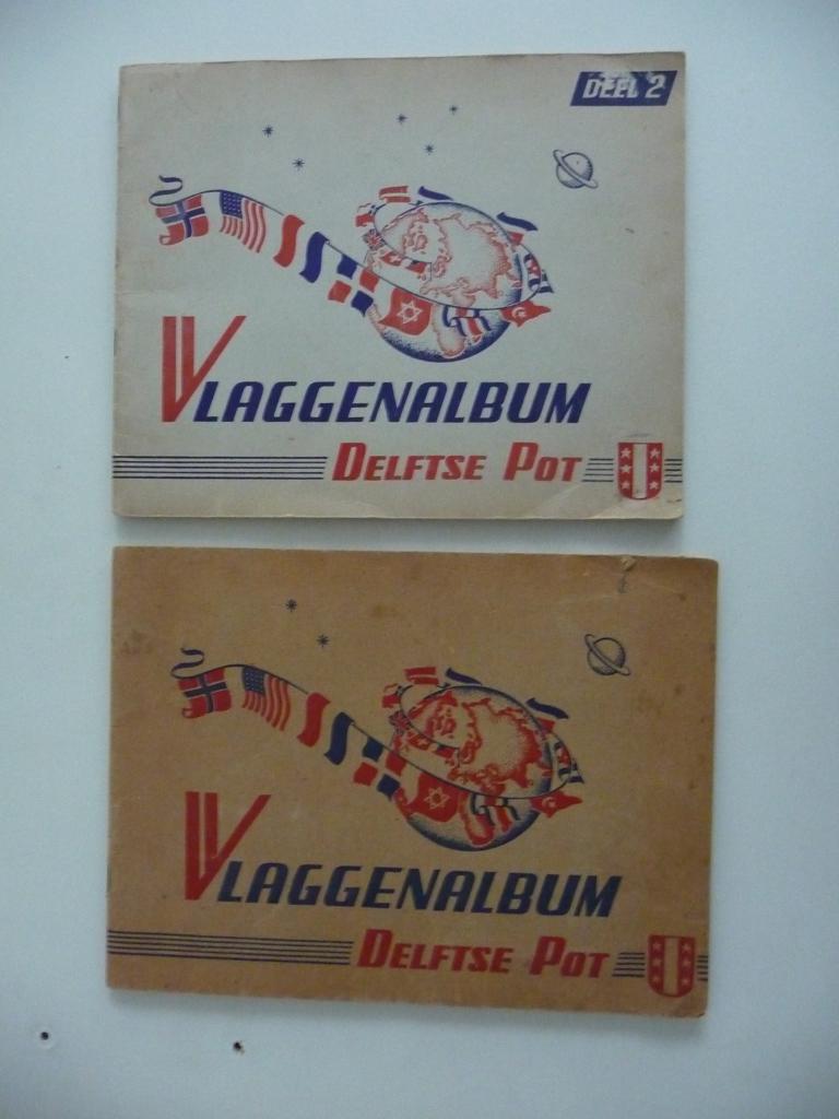 plaatjesboek VLAGGENALBUM van de gehele wereld deel 1 en 2, Boeken, Ophalen of Verzenden, Gelezen, R.J.J.Heirman