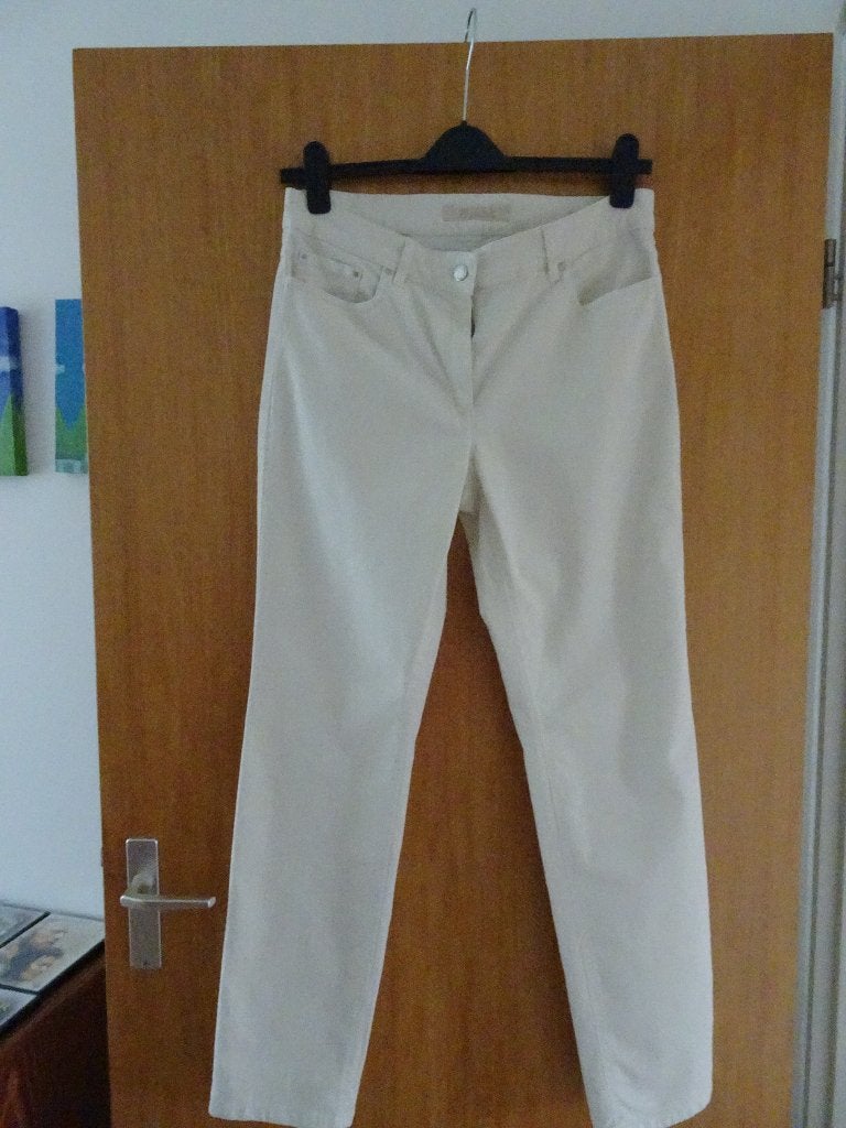 dames broek, Maat 38/40 (M), Verzenden, Geel, Zo goed als nieuw