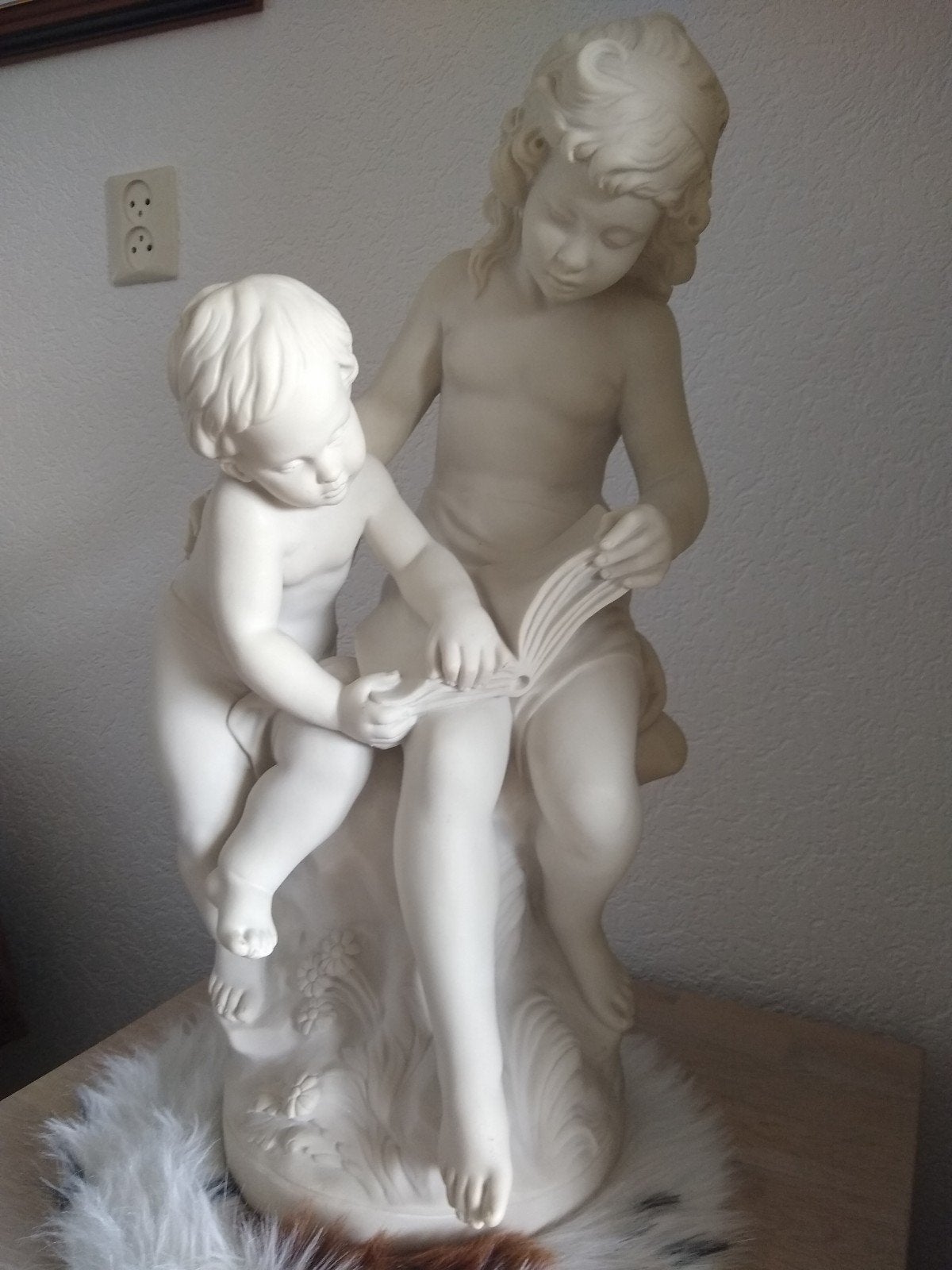 Te koop supermooi marmer beeld vrouw met kind, Ophalen
