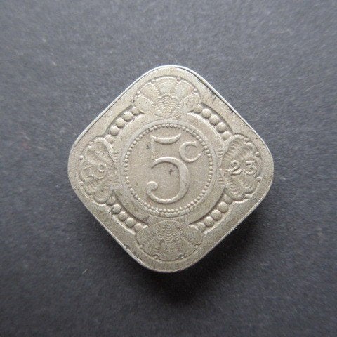 5 Cent 1923 Nederland, Verzenden, Koningin Wilhelmina, 5 cent, Losse munt