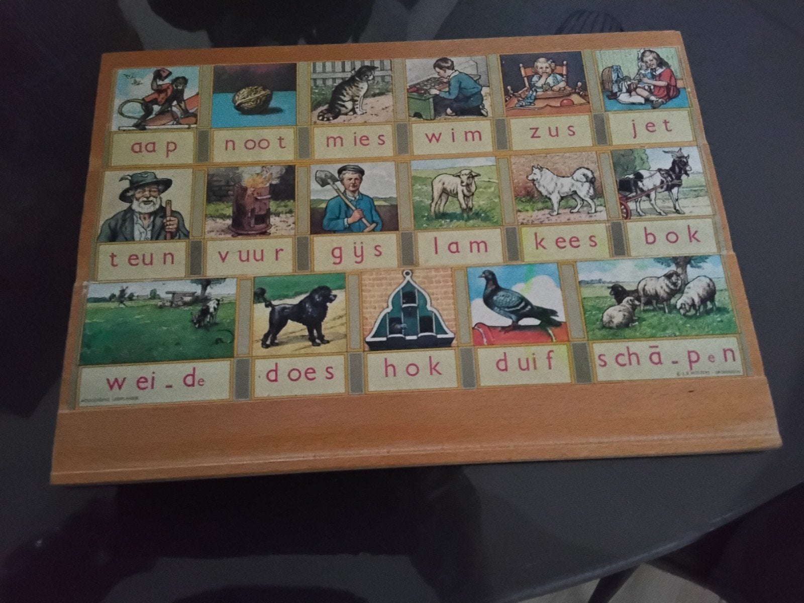 leesplankje aap noot mies, Ophalen of Verzenden, Overige thema's