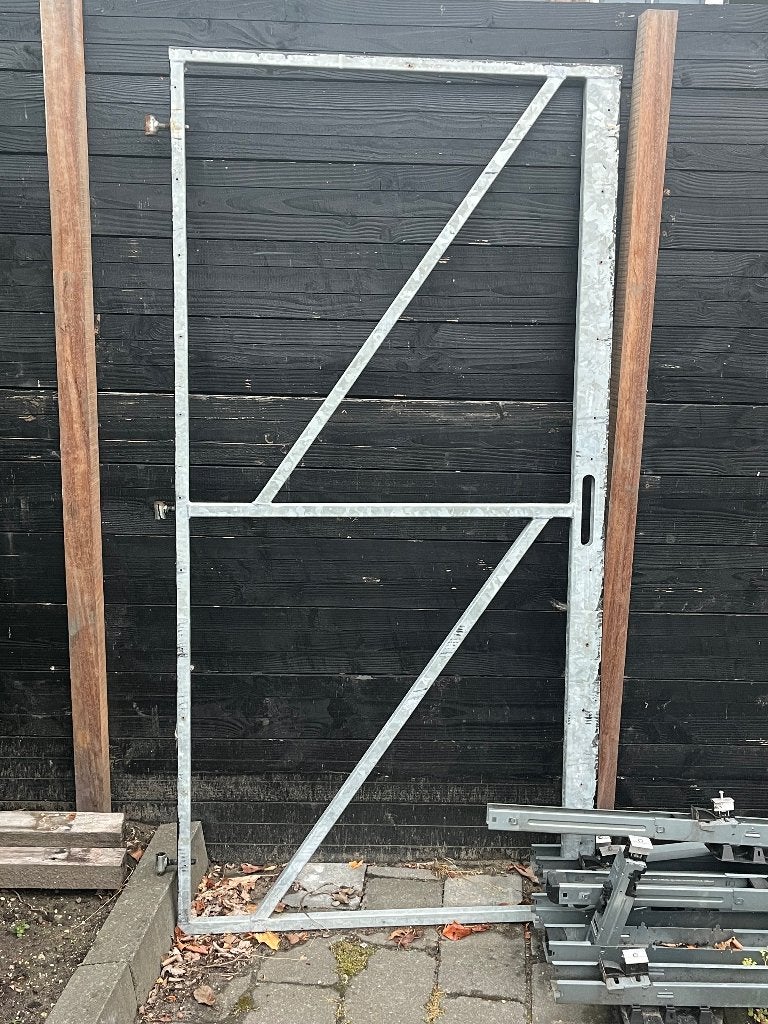 Frame poortdeur 1m x 2m, Tuin en Terras, Ophalen, Gebruikt, 200 cm of meer, Draaipoort