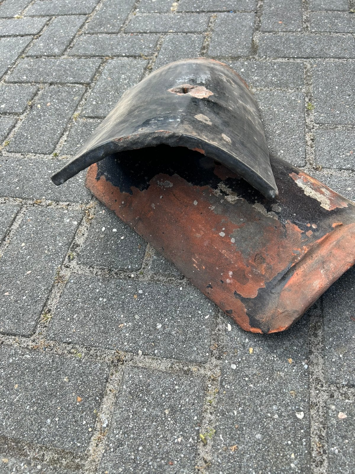 Oude platte vorsten, Ophalen, Steen of Klei, Zo goed als nieuw, Minder dan 5 m²
