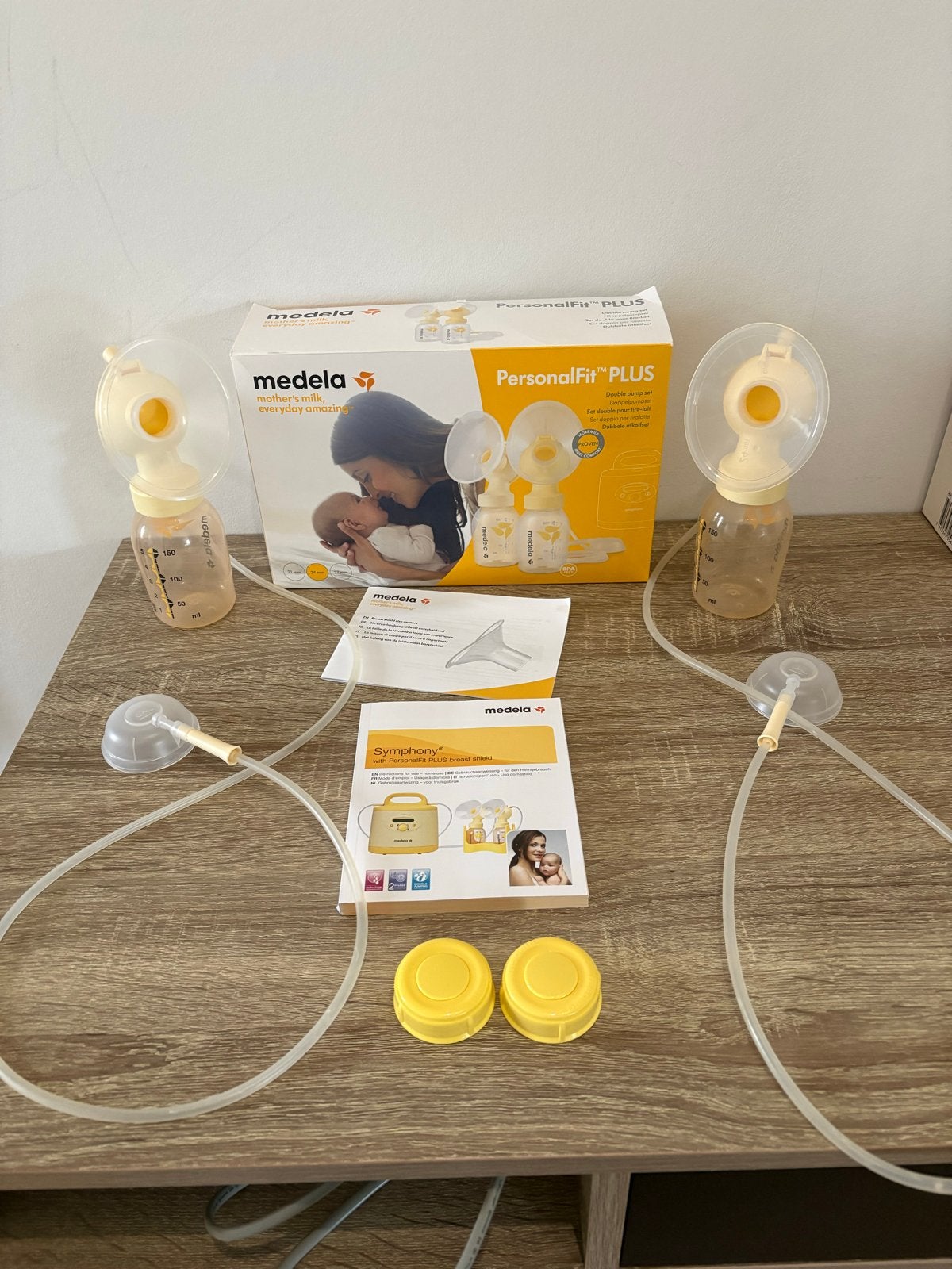 Medela PersonalFit PLUS dubbele borstkolfset, Ophalen, Gebruikt