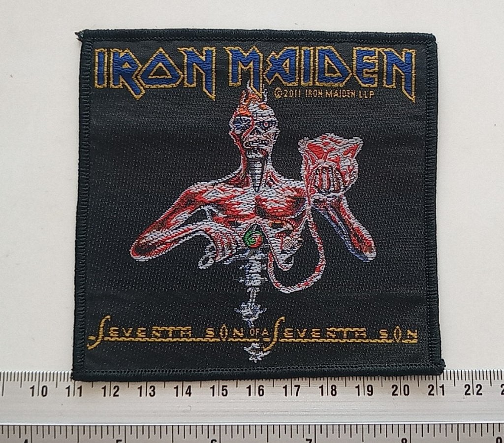 Iron Maiden leuke seventh son of a .... 2011 patch 236-, Ophalen of Verzenden, Nieuw, Kleding