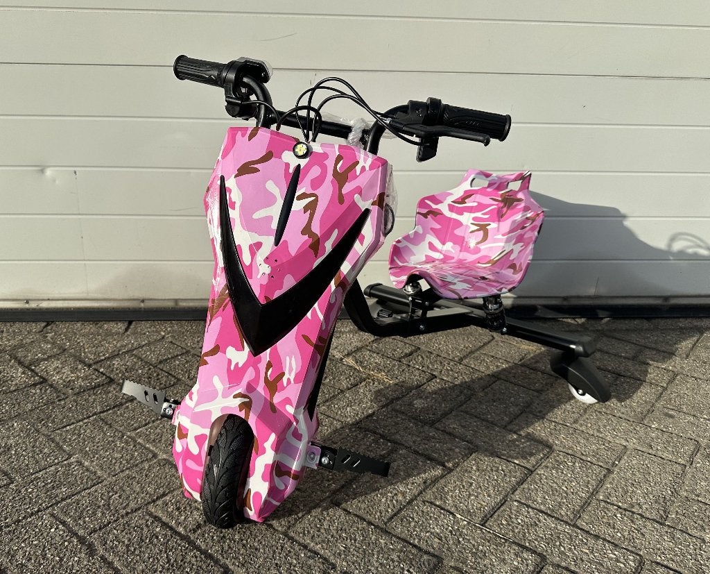 Elektrische Drift Trike Kart geel 250W 36V Bluetooth / Verin, Nieuw