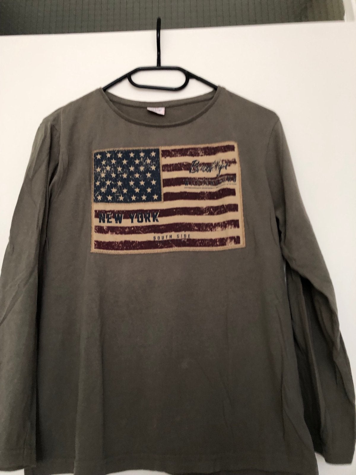 TAO Longsleeve met Amerikaanse vlag print - Maat 152, Ophalen of Verzenden, Gebruikt, Jongen of Meisje, Shirt of Longsleeve