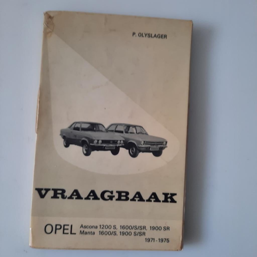OPEL ASCONA / MANTA 1971 - 1975 Vraagbaak, Ophalen of Verzenden
