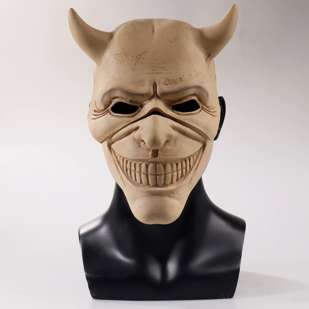 The Black Phone Masker Latex Halloween Carnaval Eng Horror, Verzenden, Nieuw, Feestartikel, Halloween of Griezel