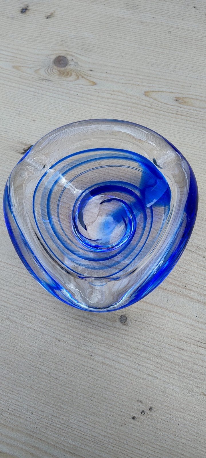 vintage glazen asbak, Antiek en Kunst, Ophalen