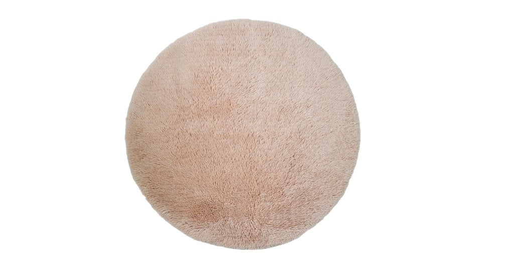 by fonQ Fuzz Vloerkleed Ø 200 cm - Roze | Van €199, nu, Byfonq, Byfonq, Ophalen of Verzenden, Rechthoekig