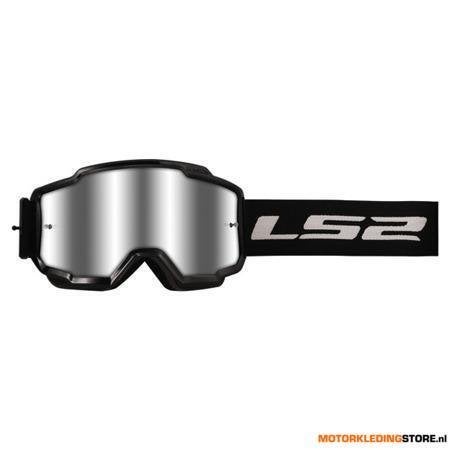 LS2 Charger Goggle, Zwart-Zilver, Ophalen of Verzenden, Nieuw met kaartje