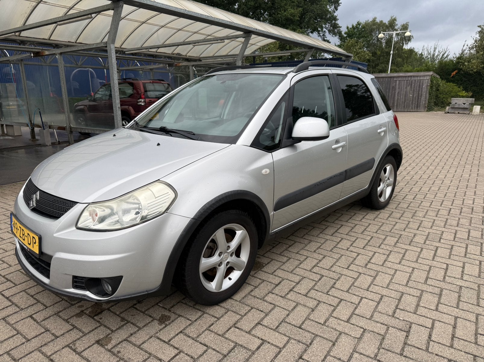 Suzuki SX4 1.6 2008 Grijs, Auto's, Voorwielaandrijving, 15 km/l, 4 cilinders, 49 €/maand