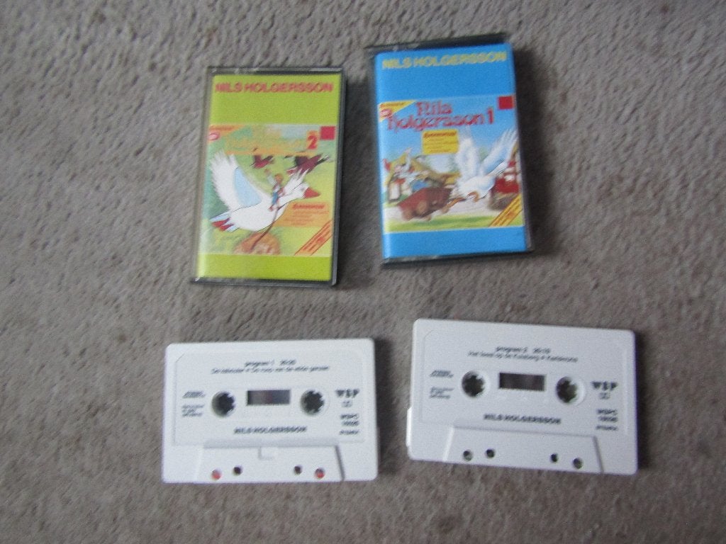 Cassettebandjes: Nils Holgersson deel 1 en 2, Gebruikt, 2 t/m 25 bandjes, Kinderen en Jeugd, Ophalen of Verzenden