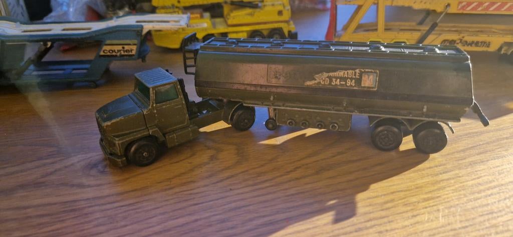 Matchbox Superkings Army Brandstof Tanker 1973 Ford LTS, Ophalen of Verzenden
